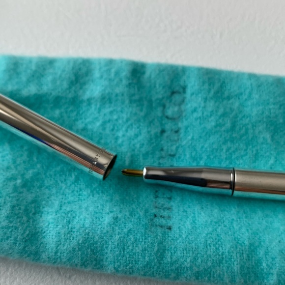 Tiffany Sterling Silver T-Clip Rollerball Pen - Picture 4 of 5